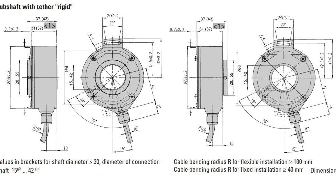 Encoder Incremental Hengstler RI76TD